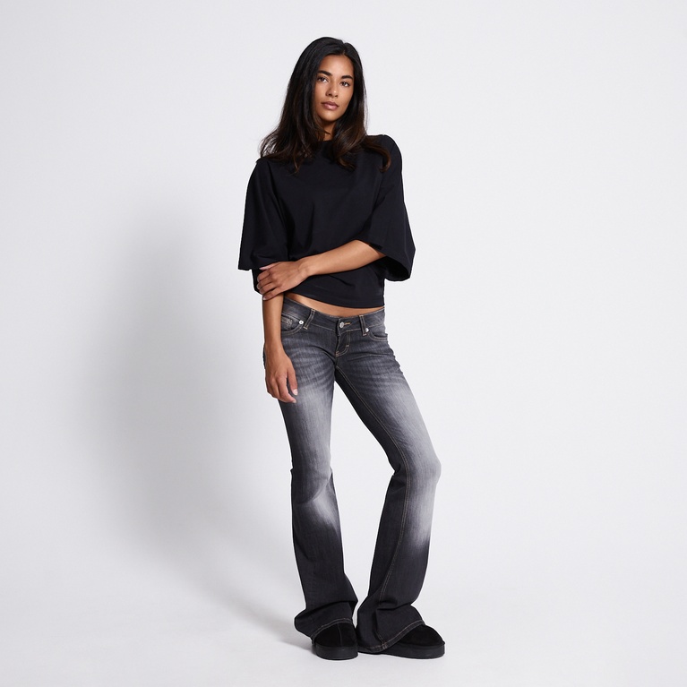 Poncho top "Abby" Black